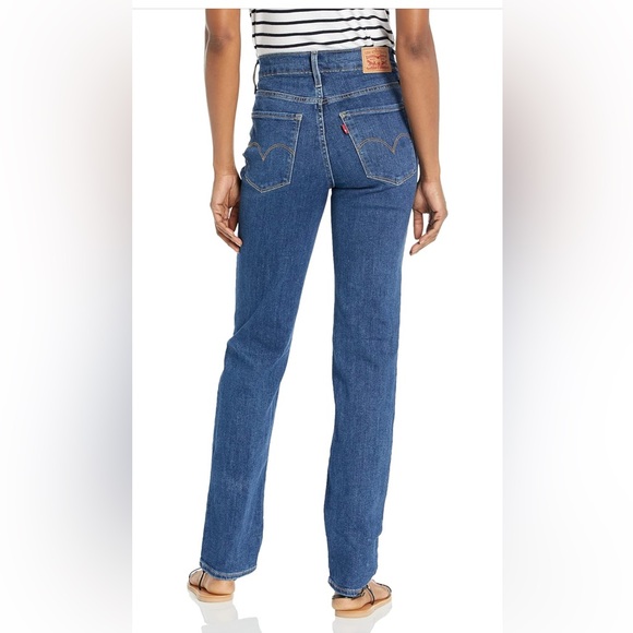 Levi's Women's 724 High Rise Straight Jeans - Picture 2 of 3